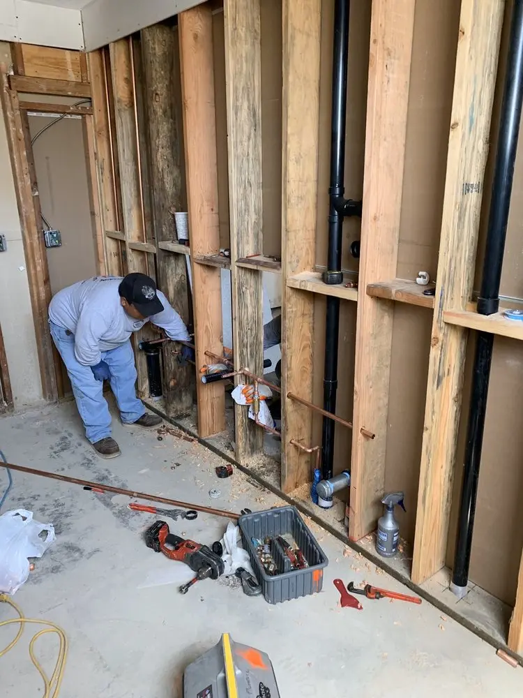 Commercial rough-in plumbing for Commercial Plumbing in Pheasant Knoll